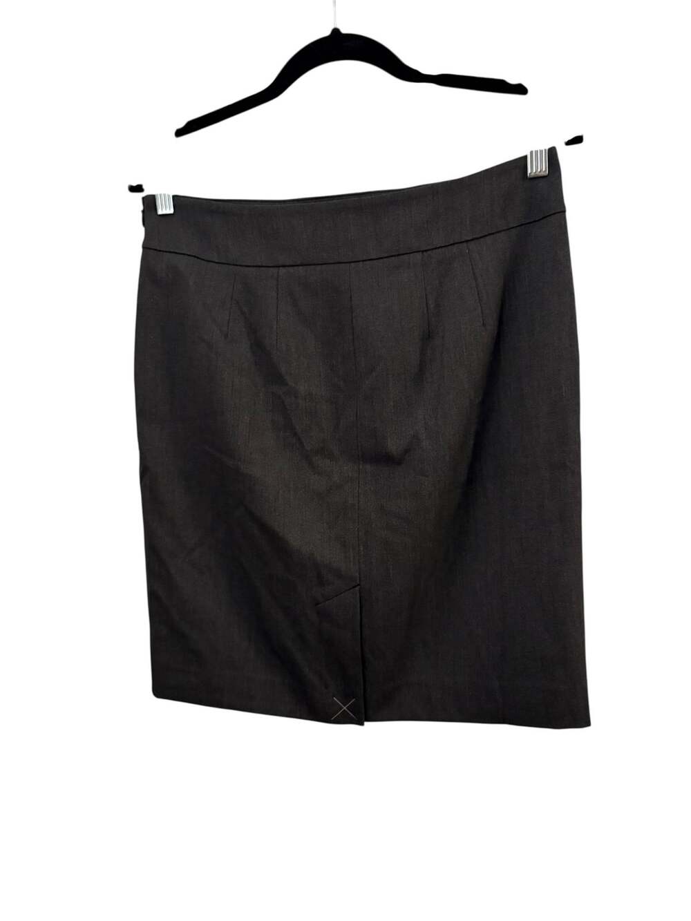 Ann Taylor Loft Pencil Skirt Size 4 NWT Dark Gray Office Career Front Pockets
